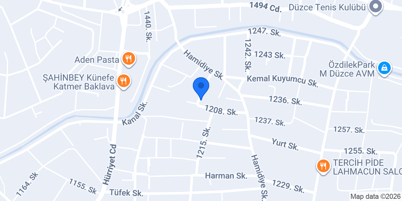ORAL Yapı Düzce konumu