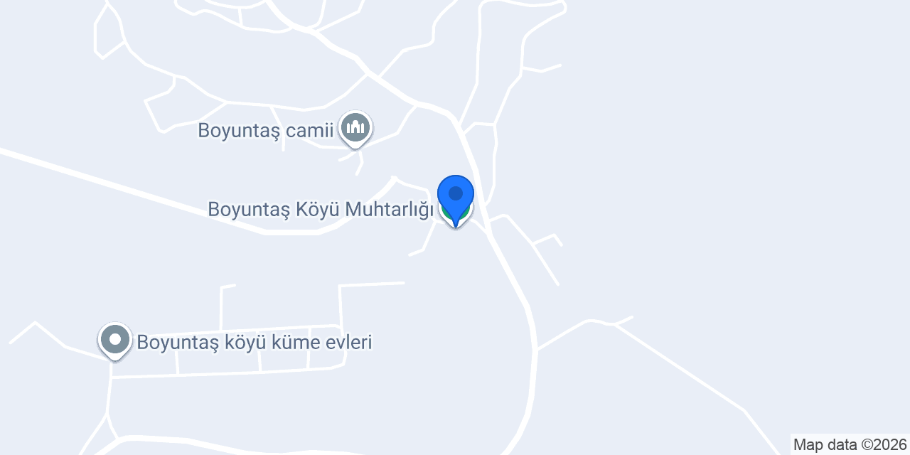 Boyuntaş Köyü Muhtarlığı konumu