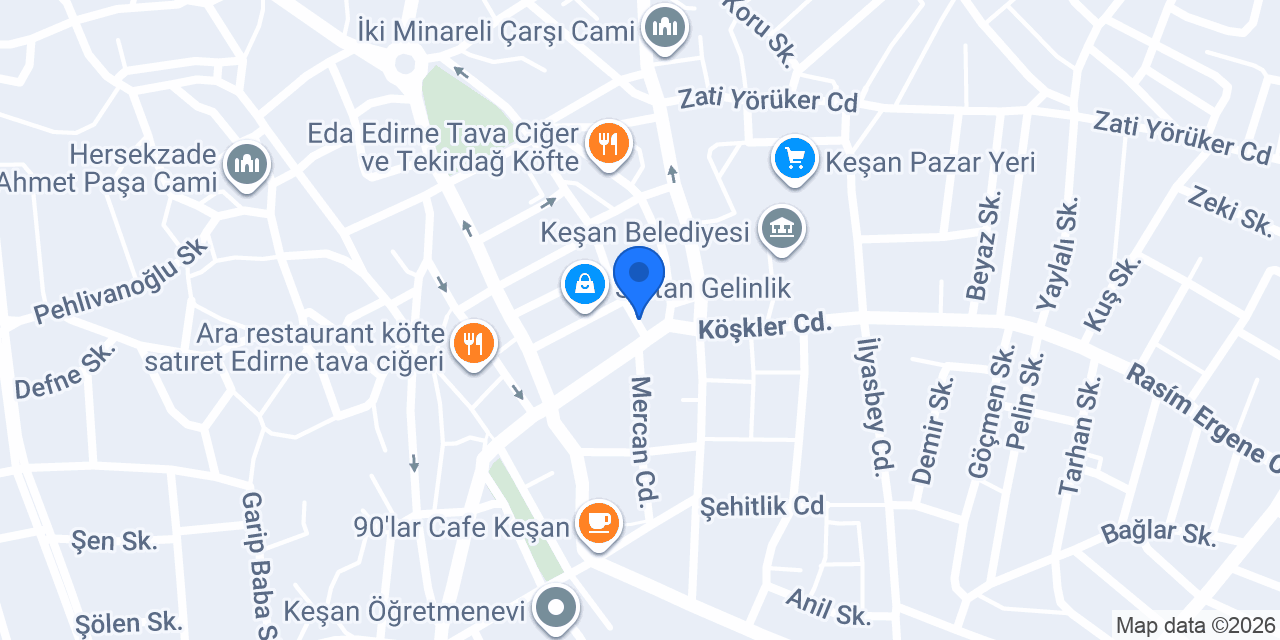 Samimi restaurant konumu