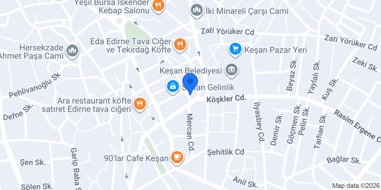 Çorbacızade konumu