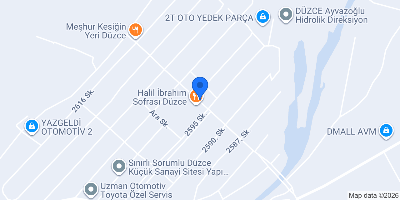 Öz Nur Unlu Mamülleri konumu