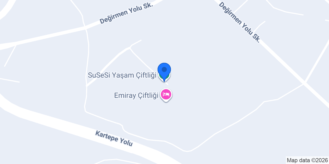 SuSeSi Yaşam Çiftliği konumu