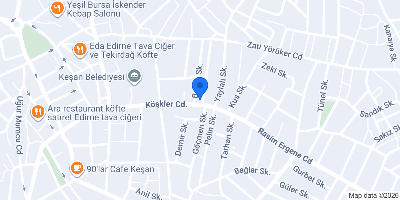 Altay Ekmek Fırını konumu
