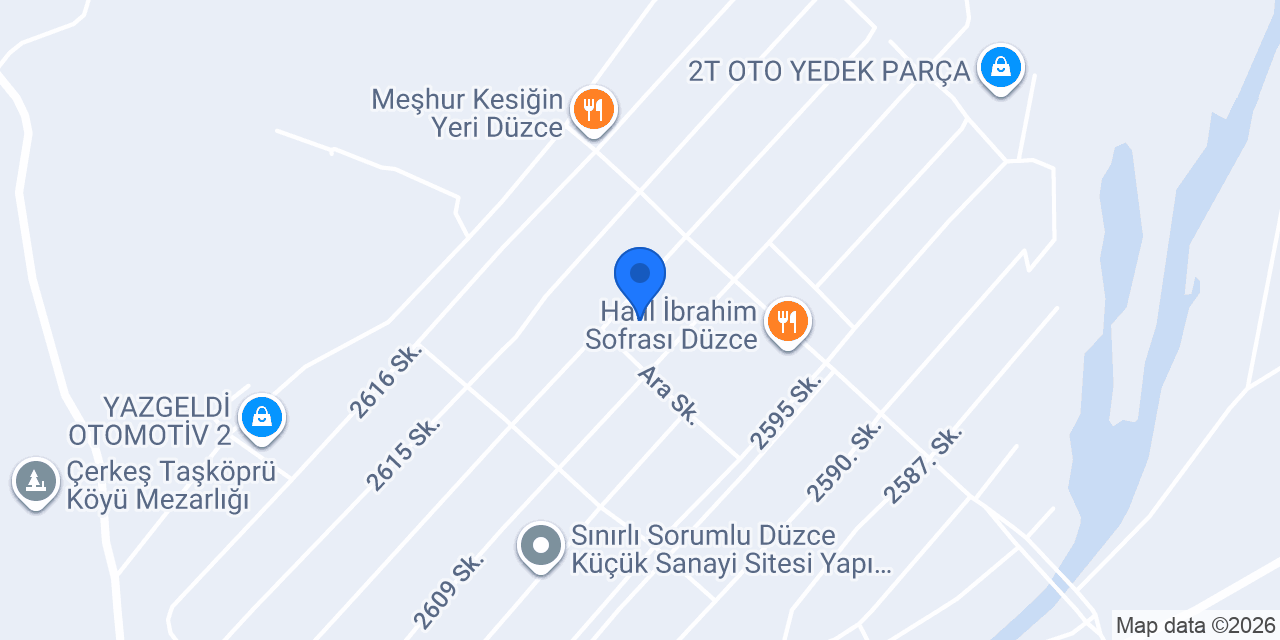 Enes Metal Düzce konumu