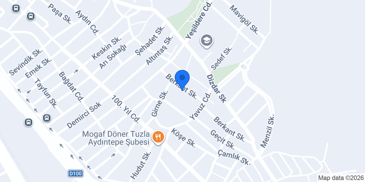 Yeşil Mobilya Dekorasyon konumu