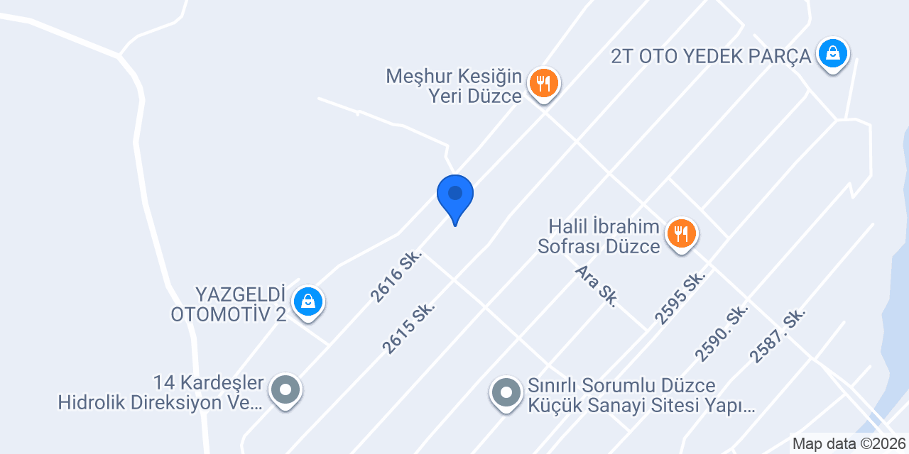 Enmak Oto Test Servis konumu