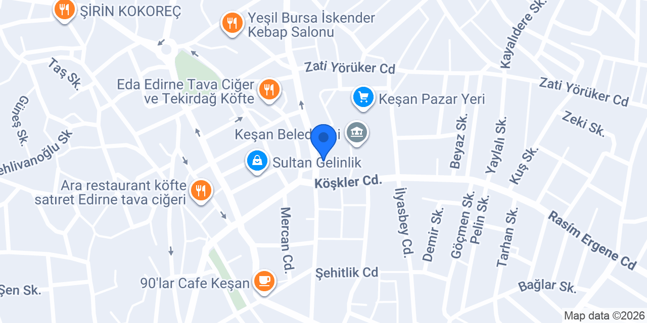 Sena Konut İnşaat konumu