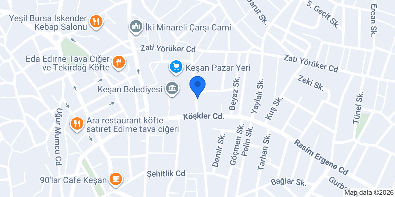 Özer Arıcılık konumu