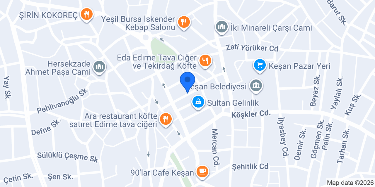 Hacikoylu Mobilya konumu