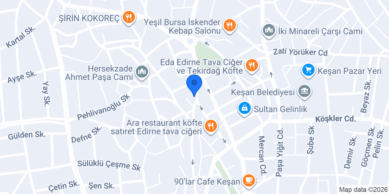 Tosthane.Kesan konumu