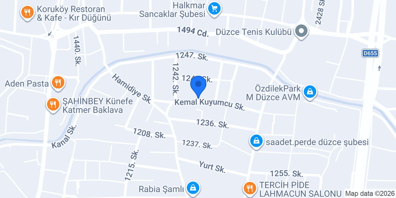 Kupon Ray Dolap konumu