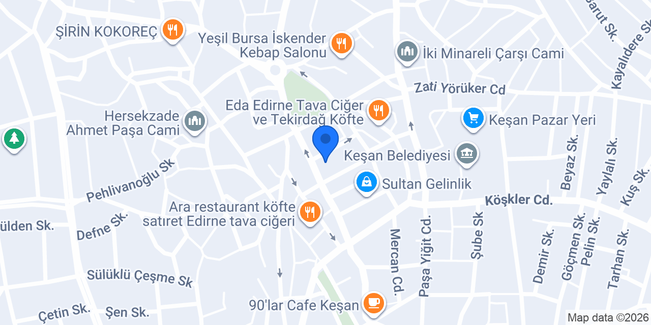 EZERÇE SİGORTA (MEHMET&ERCÜMENT EZERÇE) konumu