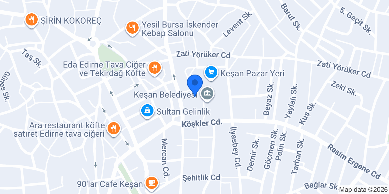 Keşan yaşam Yapi prefabrik konumu