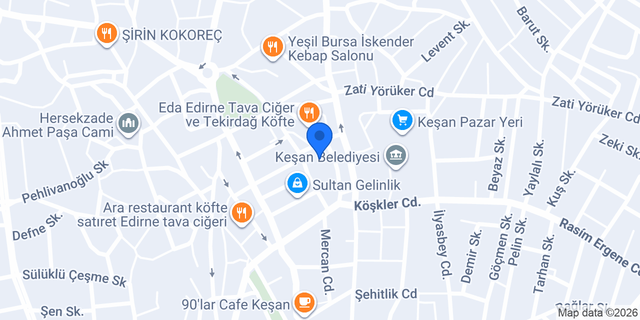 Sinerji Mühendislik konumu