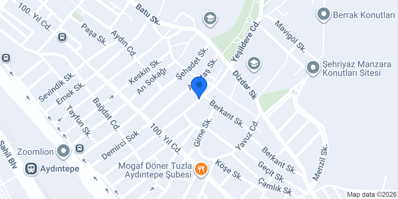 Yeşil Mobilya konumu