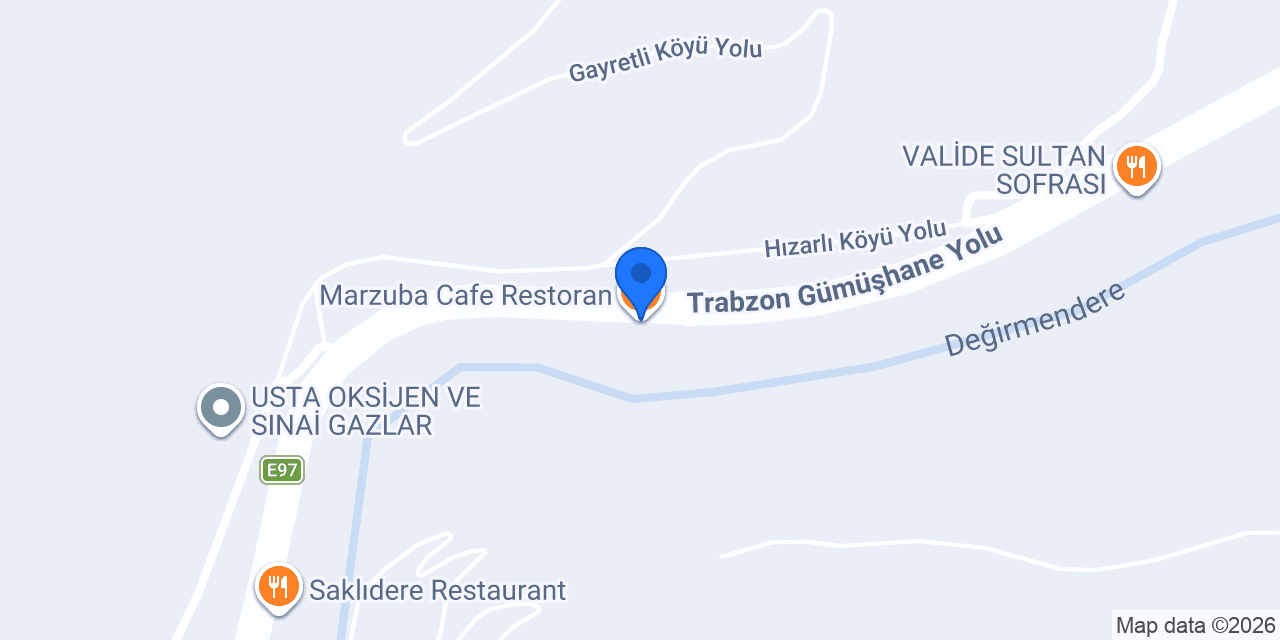 Marzuba Cafe Restoran konumu