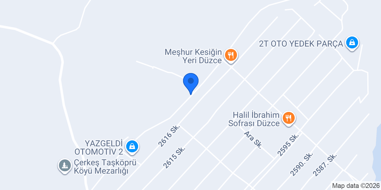 Evs Yedek Parça konumu