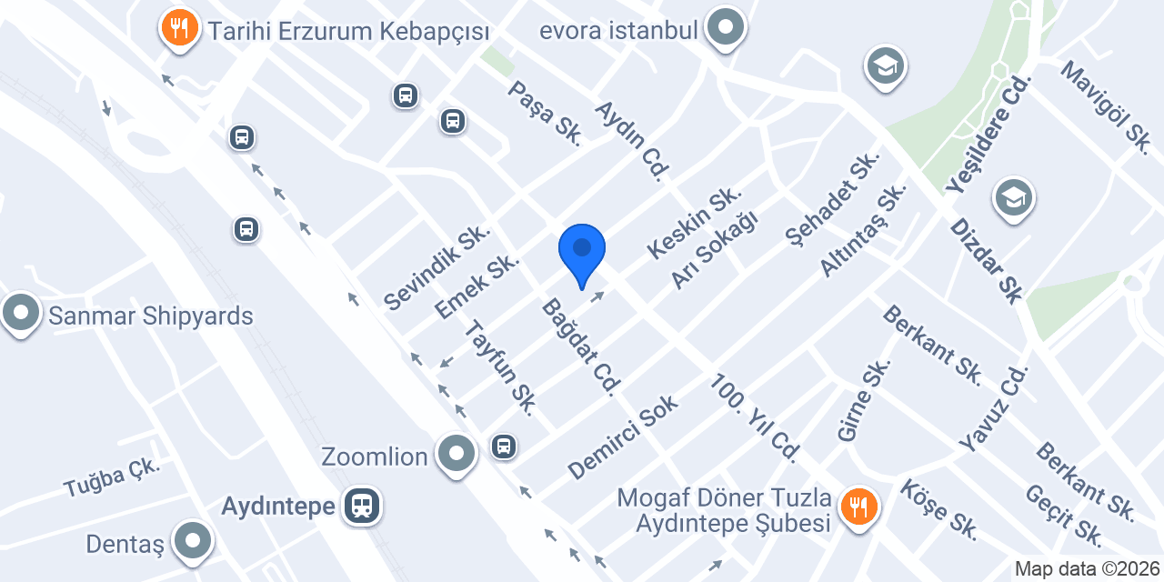Sırataş Şömine konumu