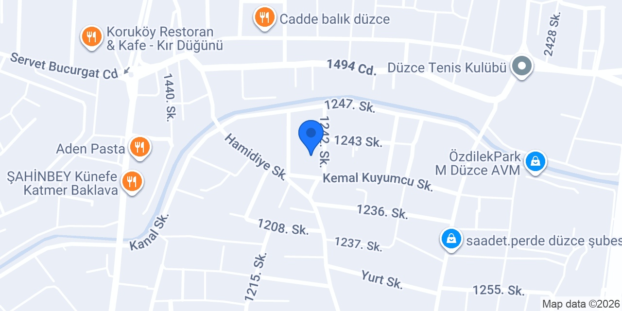 Hamidiye İlkokulu konumu