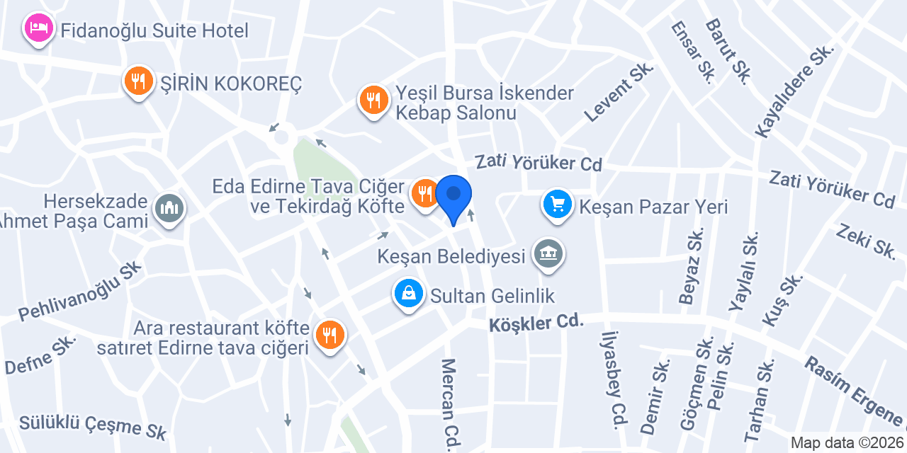 Erkan Eczanesi konumu