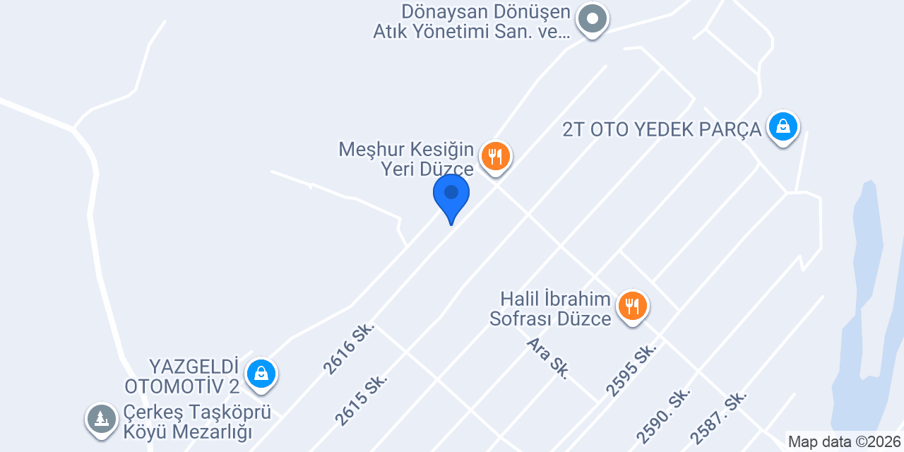 Düzce Kalıp Makina konumu