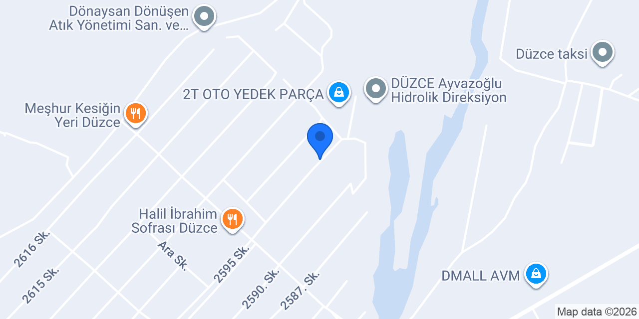 YAŞAR YEDEK PARÇA konumu