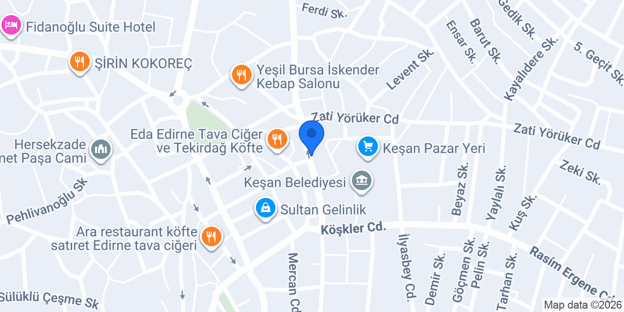 Altın kasap konumu