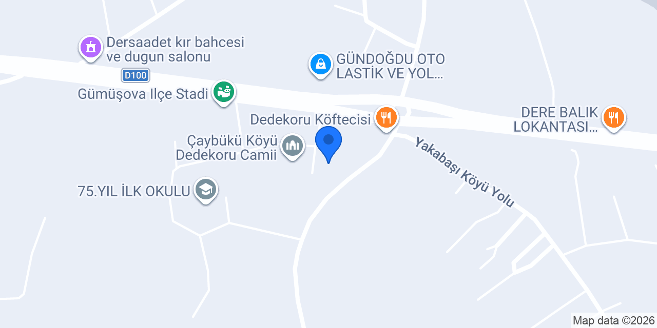 75. yıl Ortaokulu konumu