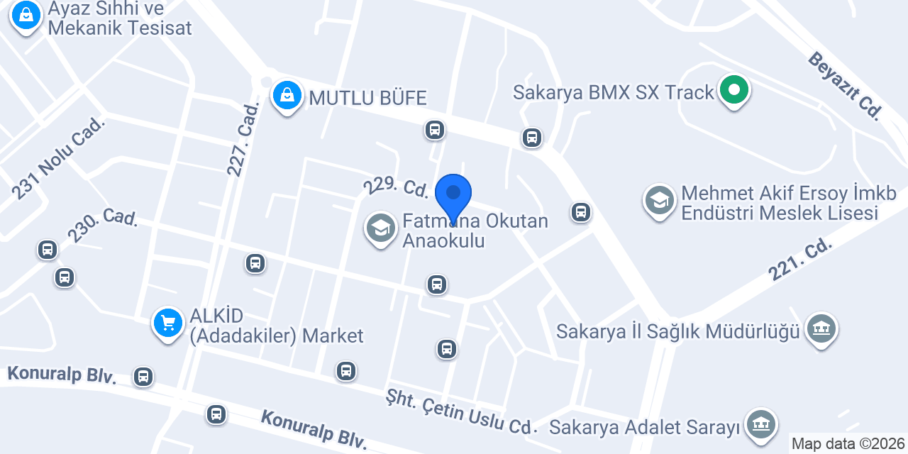 Osmanbey İlkokulu konumu