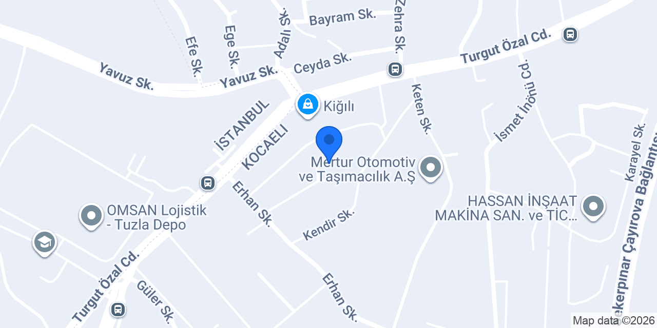 Mgm Metal Kaplama konumu