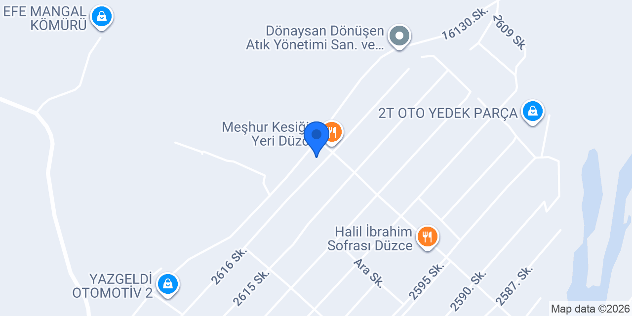 Düzce Sondaj konumu