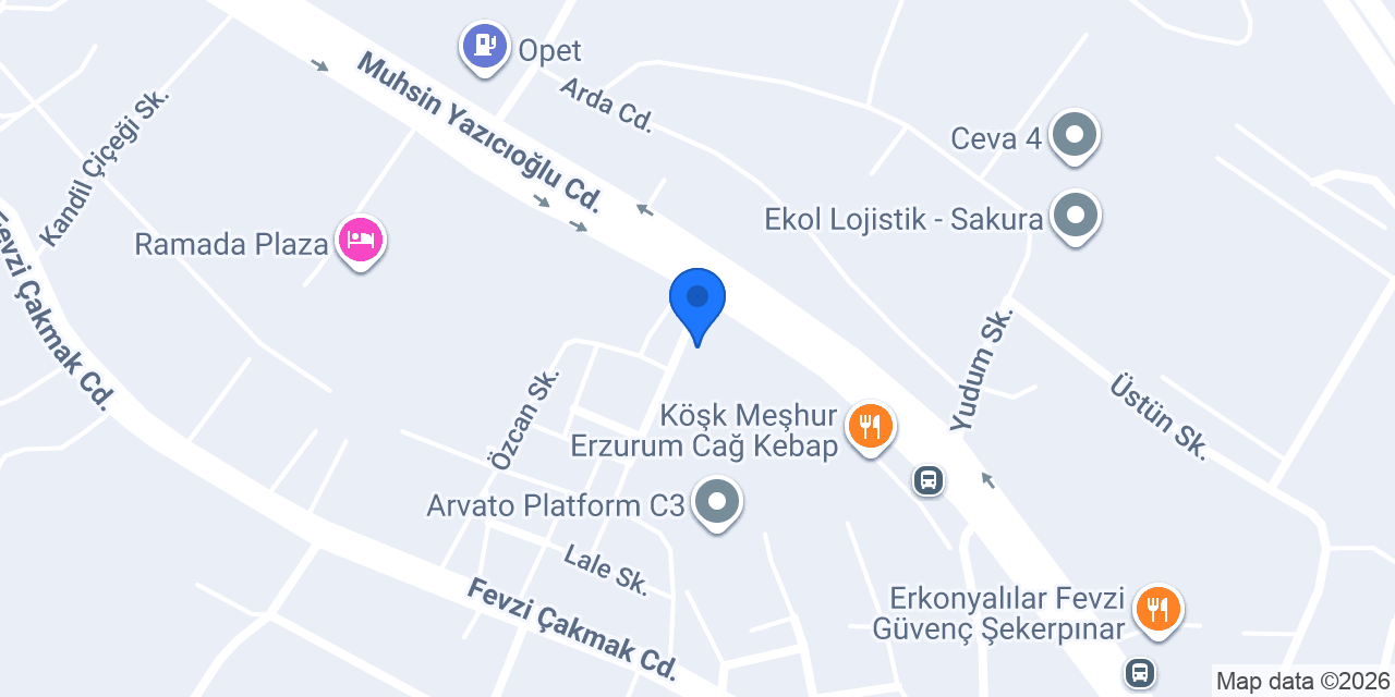 Yuvam Prefabrik konumu