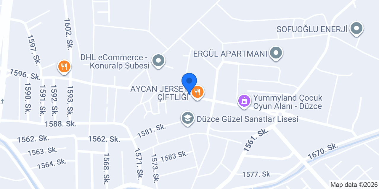 Oses Çiğ Köfte konumu