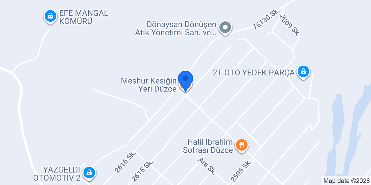 Meşhur Kesiğin Yeri Düzce konumu
