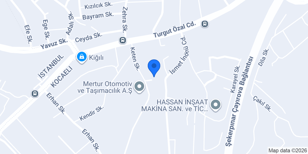 Altınay Ambalaj konumu