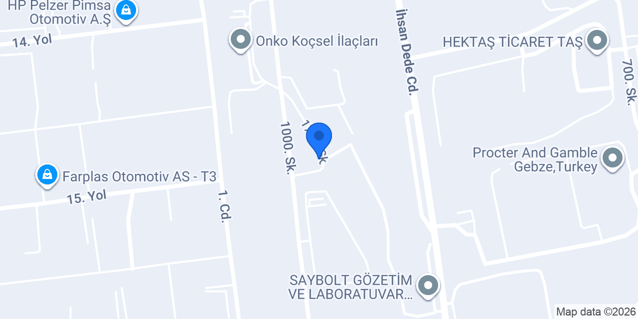 NUHPANEL YAPI ELEMANLARI A.Ş. konumu