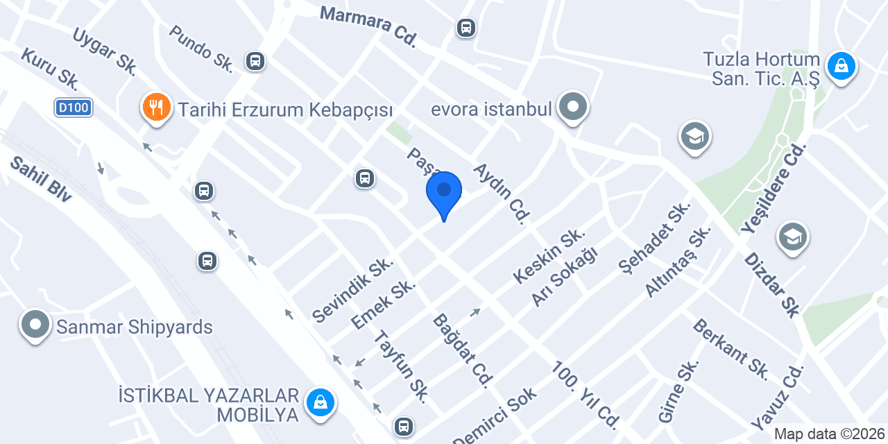 Sezer Beyin Evi konumu