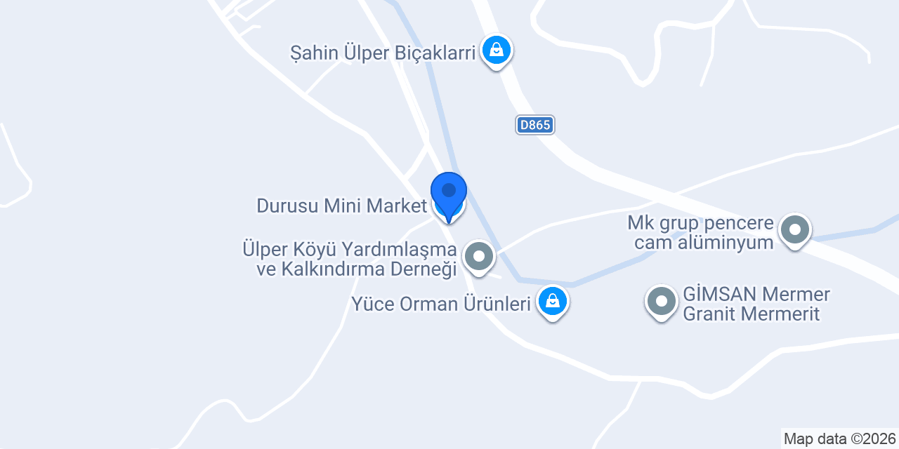 Durusu Mini Market konumu
