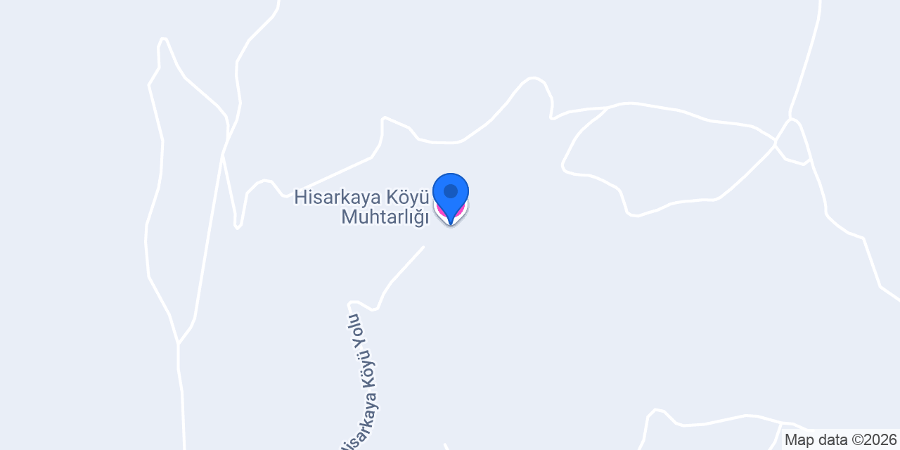 Hisarkaya Köyü Muhtarlığı konumu