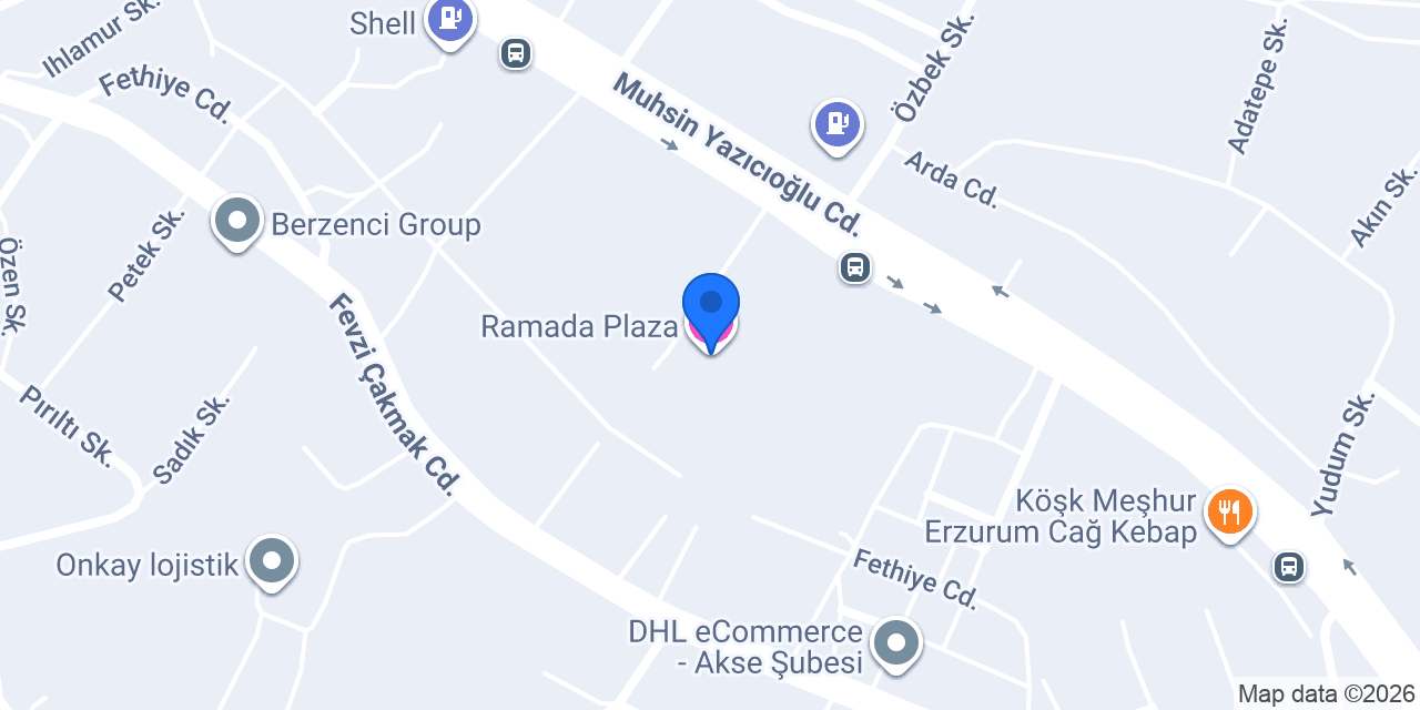 Ramada Plaza konumu