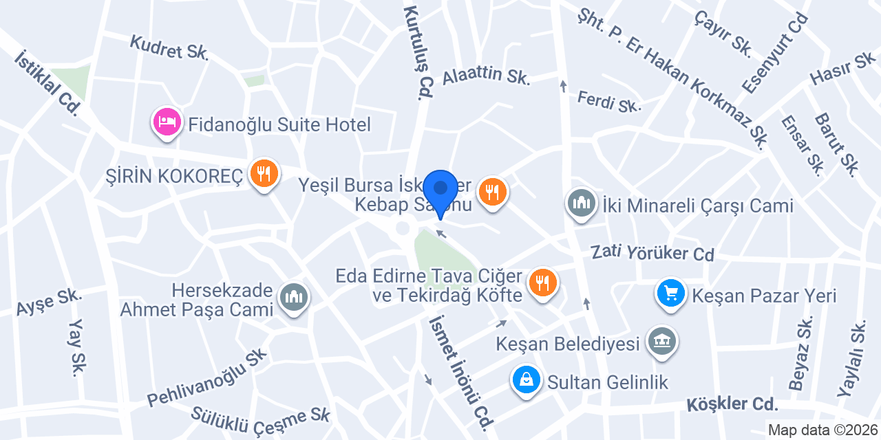 Meydan Kapalı Otopark konumu