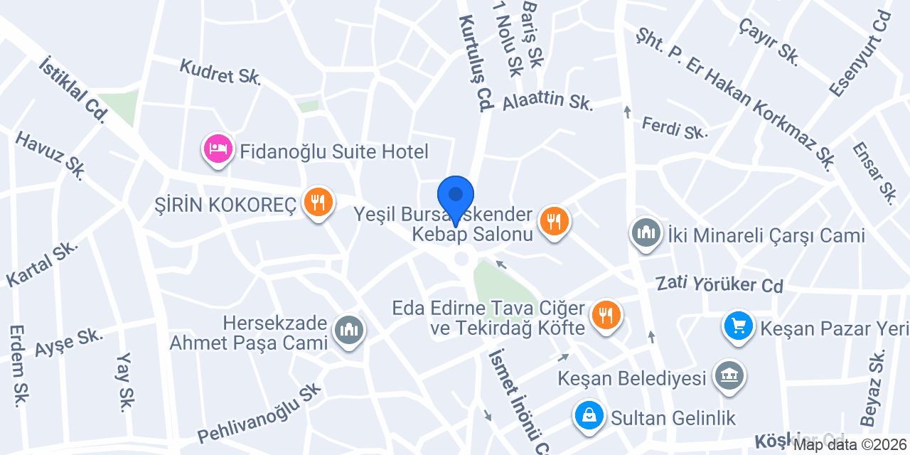 Bizim Pansiyon / Apart konumu