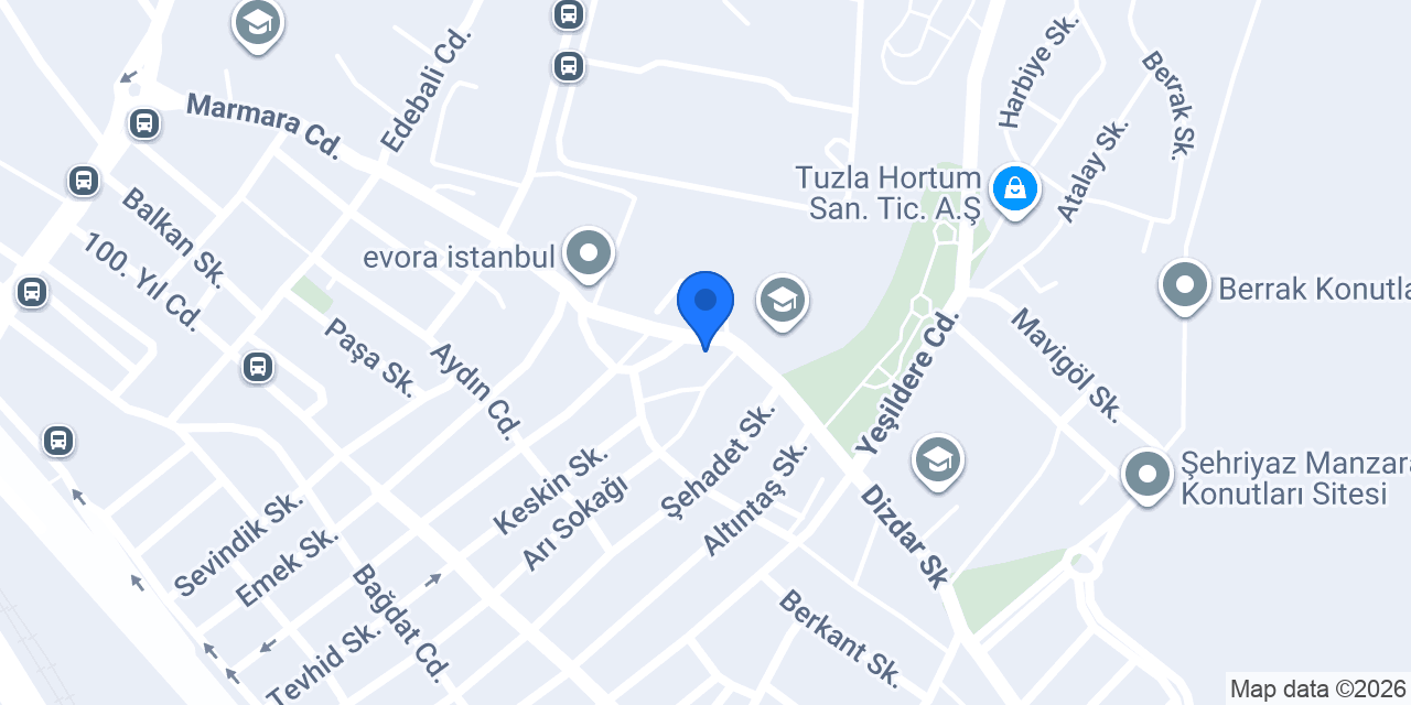 Tuzla güneş elmak konumu