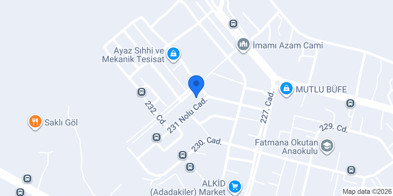 Sakarya İl AFAD Müdürlüğü konumu