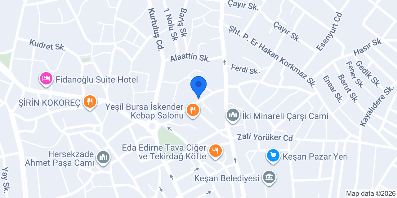 Usmak Makina konumu