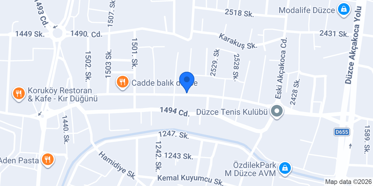 Fındıkçıoğlu İnşaat ve Yapı Malzemeleri konumu