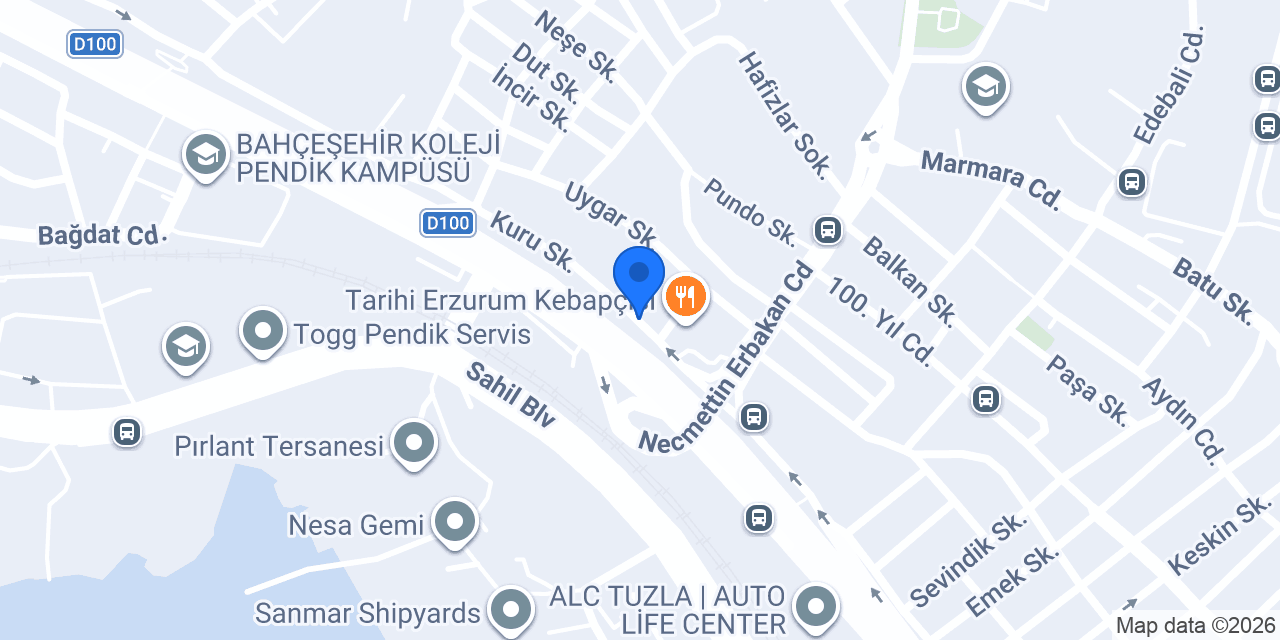 Anı Park Hotel konumu