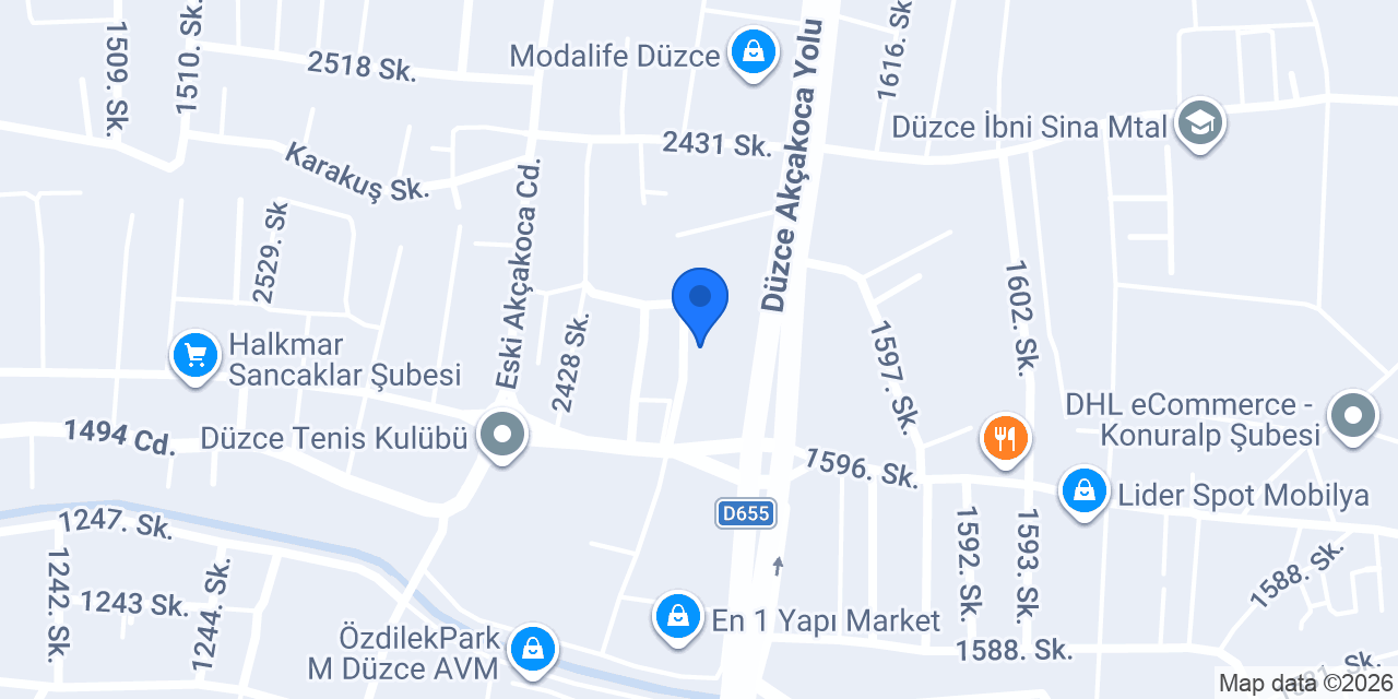 ADNAR OTOMOTİV konumu
