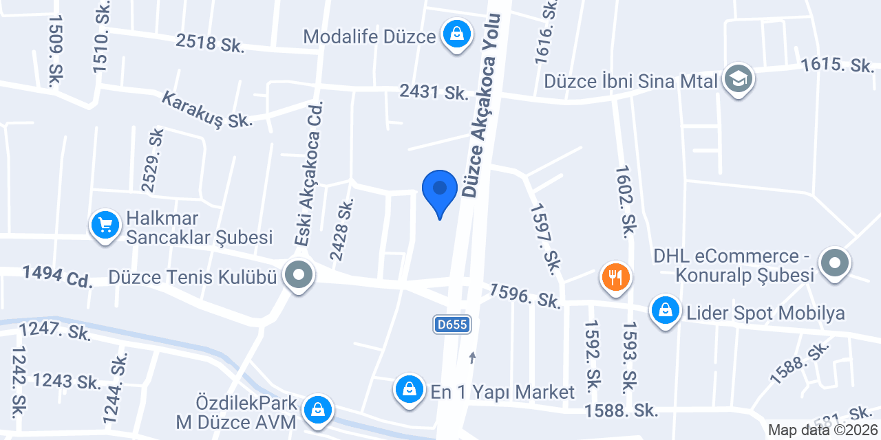 KARAKUŞ OTOMOTİV konumu