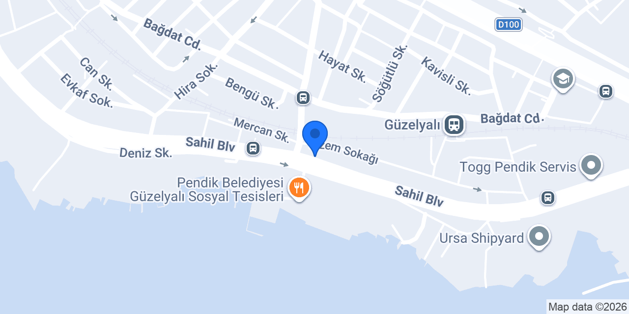 The Port Güzelyalı Otel konumu